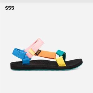 Rainbow Teva Sandals